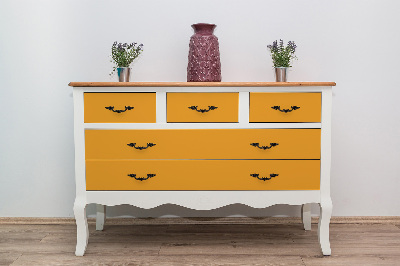 Meubelfolie Donkergeel