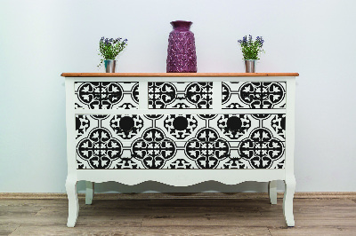 Meubelfolie Bloemenornament