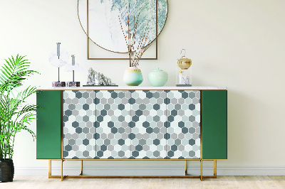 Wrapfolie keuken Honingraat