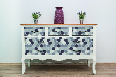 Meubelfolie Zeshoeken