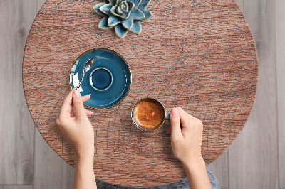 Meubelfolie Een versleten bord