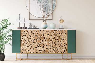 Decoratiefolie Stukken hout