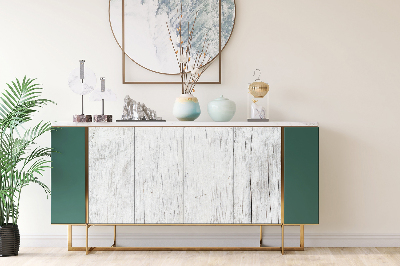 Decoratiefolie Oud wit bord