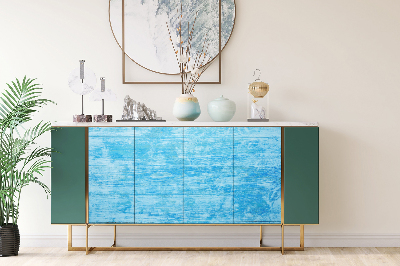 Decoratiefolie Azuurblauw hout