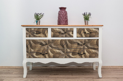 Wrapfolie keuken Houten illusie