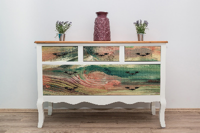 Wrapfolie keuken Geschilderd bord