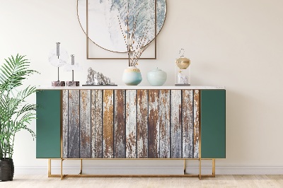 Meubelfolie Oude, sjofele planken