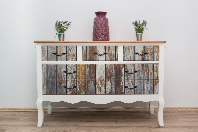 Meubelfolie Oude, sjofele planken