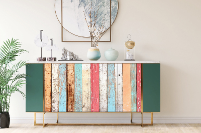 Decoratiefolie Kleurrijke borden