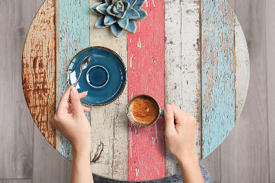 Decoratiefolie Kleurrijke borden