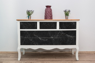 Wrapfolie keuken Donker marmer