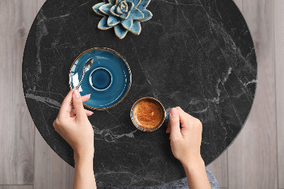 Wrapfolie keuken Donker marmer