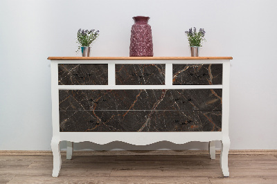 Decoratiefolie Donker marmer