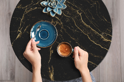 Wrapfolie keuken Donker marmer