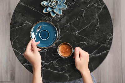 Meubelfolie Zwart en wit marmer