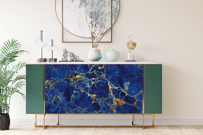 Decoratiefolie Blauwe marmer