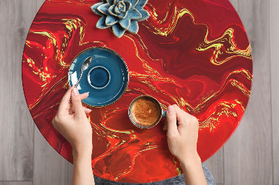 Wrapfolie keuken Rood marmer