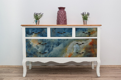 Wrapfolie keuken Kleurrijke onyx