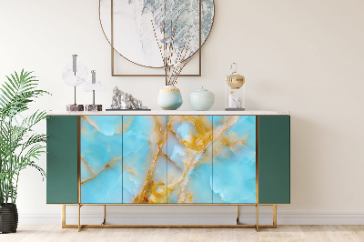 Wrapfolie keuken Onyxpatroon