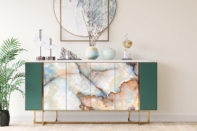 Meubelfolie Kleurrijk marmerpatroon