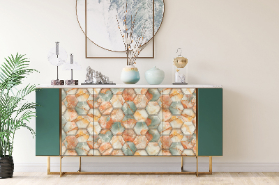 Decoratiefolie Marmeren honingraten