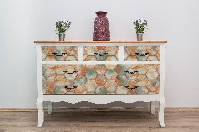 Decoratiefolie Marmeren honingraten