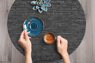 Decoratiefolie Donkere bakstenen