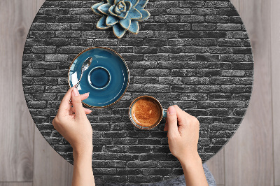 Meubelfolie Zwarte baksteen