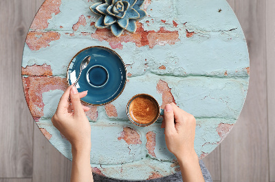 Wrapfolie keuken Oude, armoedige baksteen