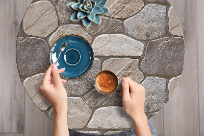 Wrapfolie keuken Stenen muur