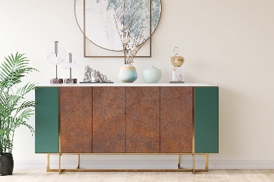 Wrapfolie keuken Roestig plaatwerk