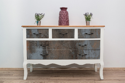 Decoratiefolie Metaalachtig rustiek patroon