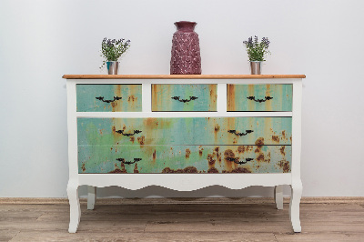 Wrapfolie keuken Oud roestig plaatwerk