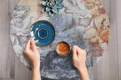 Decoratiefolie Vintage schilderij van lelies