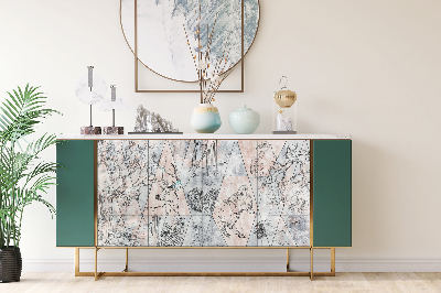 Wrapfolie keuken Abstracte dieren bomen