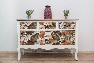 Decoratiefolie Exotisch monetair patroon