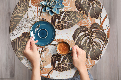 Decoratiefolie Exotisch monetair patroon