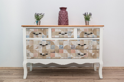 Decoratiefolie Vintage loft klassiek patroon