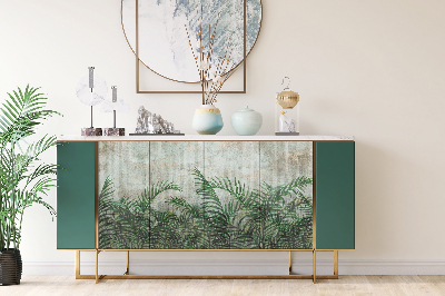 Wrapfolie keuken Loft varenbladeren