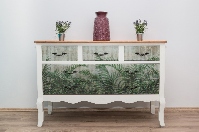 Wrapfolie keuken Loft varenbladeren