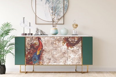 Meubelfolie Pauw vintage kunst