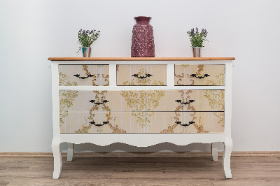 Wrapfolie keuken Retro vintage patroon