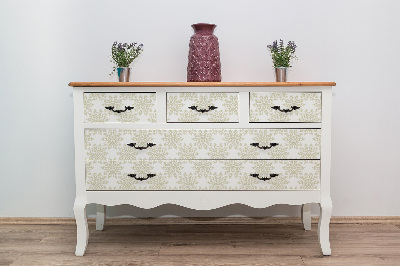 Decoratiefolie Vierkant patroon in barokstijl