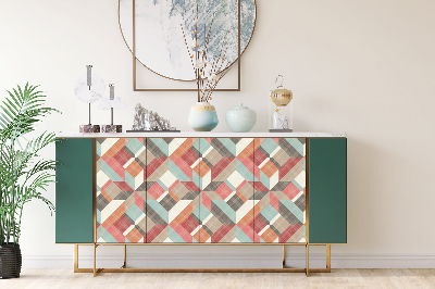 Wrapfolie keuken Patchwork retrostijl