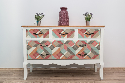 Wrapfolie keuken Patchwork retrostijl