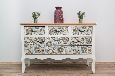 Decoratiefolie Bloemensteen abstractie