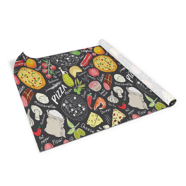 Decoratiefolie Pizzamenu