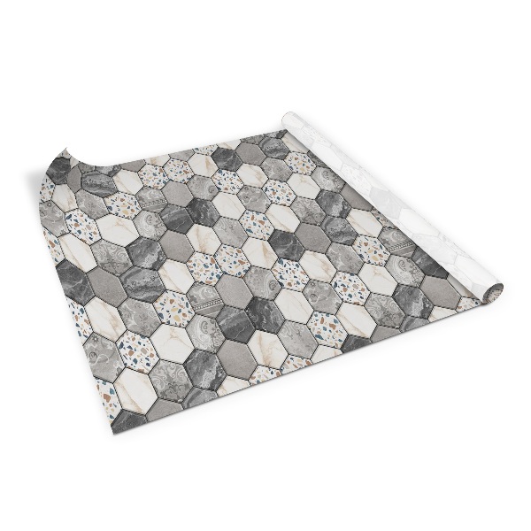 Wrapfolie keuken Decoratieve zeshoeken