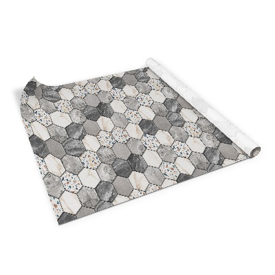 Wrapfolie keuken Decoratieve zeshoeken