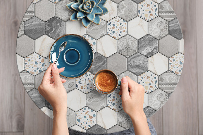 Wrapfolie keuken Decoratieve zeshoeken